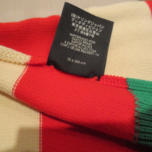 Gucci Emblem Embroidered Scarf - Picture 9 of 13